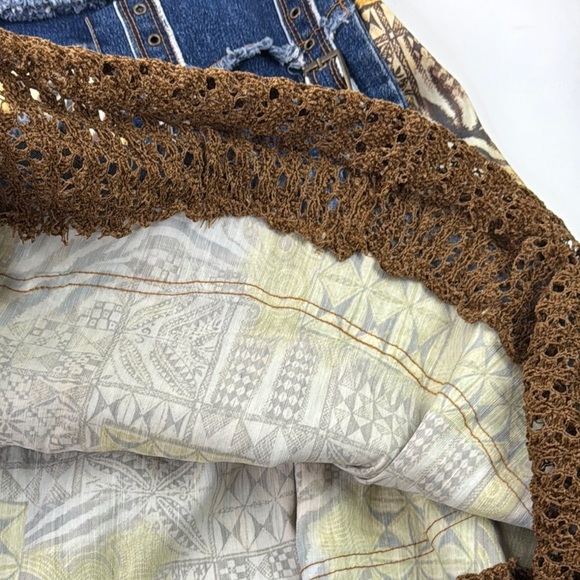 Vintage Simon Chang Whimsical Denim Skirt - Picture 8 of 12